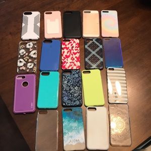 Used iPhone 7 plus phone cases